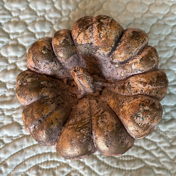 Set of Two Decorative Clay Pumpkins - Picture 6 of 8